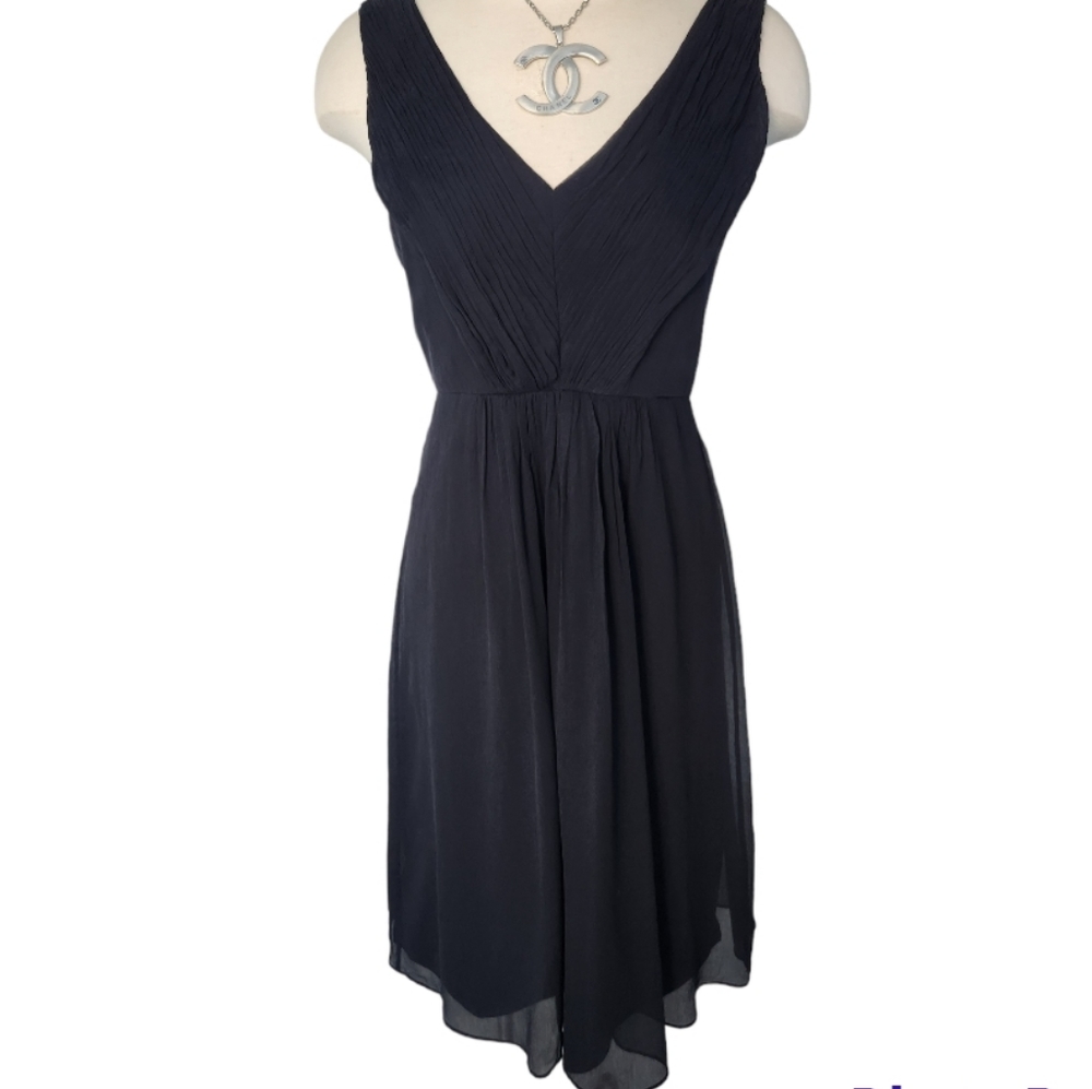NWT J.Crew " Louisa" Silk Chiffon Sleeveless Dress
